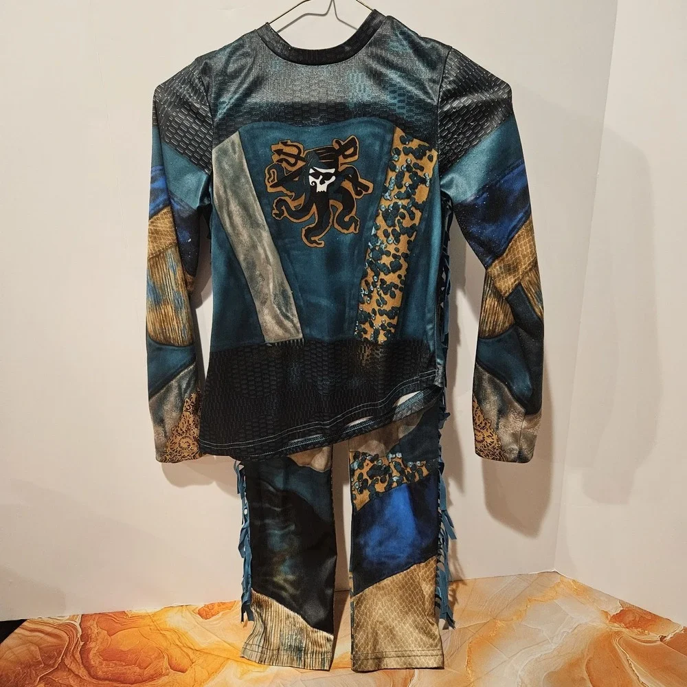 Disney Descendants Uma Costume Girls Size 9/10 Halloween Pirate Outfit